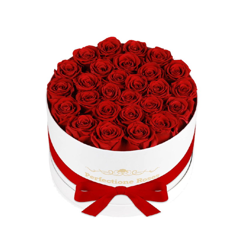Perfection Roses Forever Real Roses in a Box, Preserved Rose That Last Up to 3 Years, Flowers for Delivery Prime Birthdays, Valentines Day Gifts for Her, Mothers Day Flower (RED)