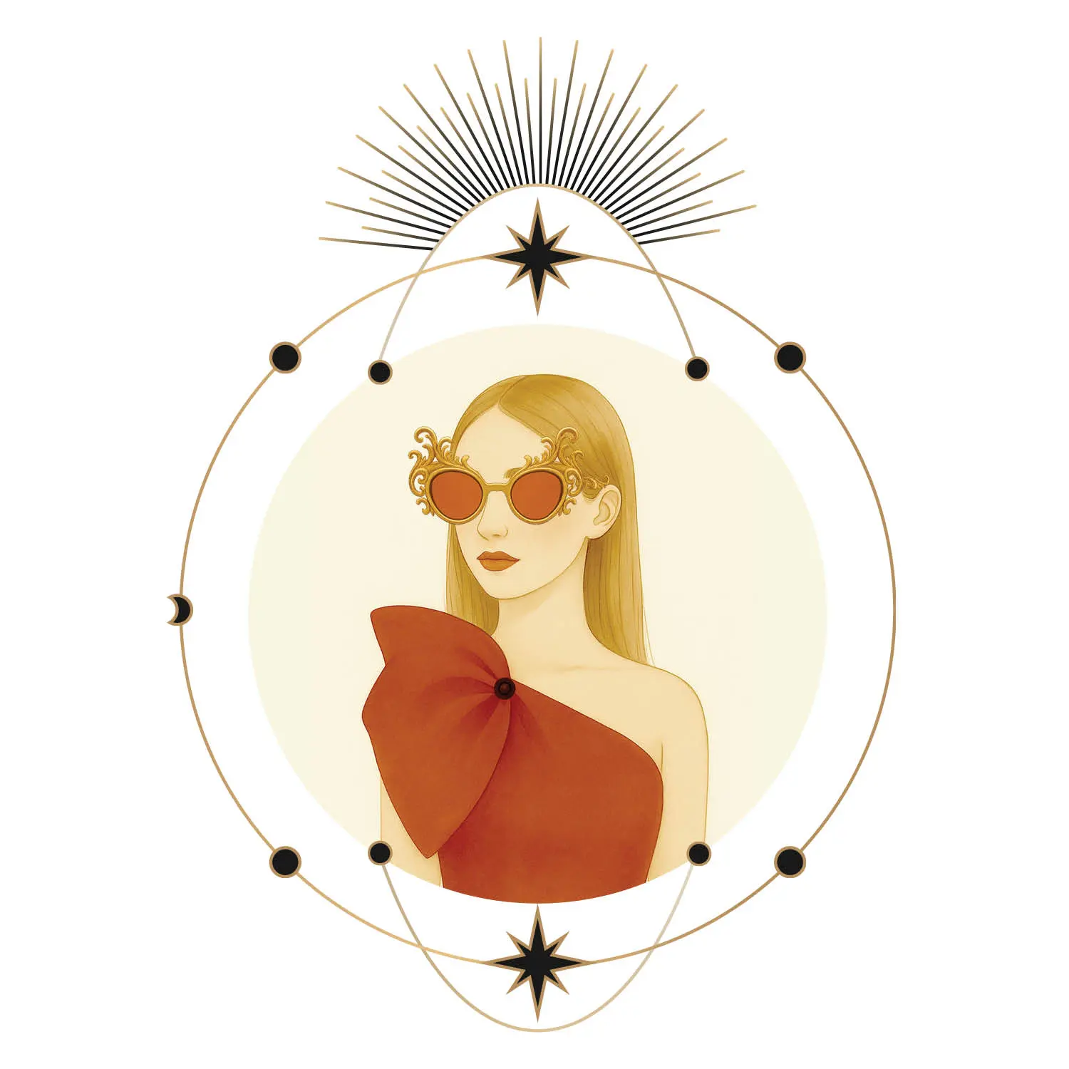 Cancer October 2025 horoscope zodiac illustration