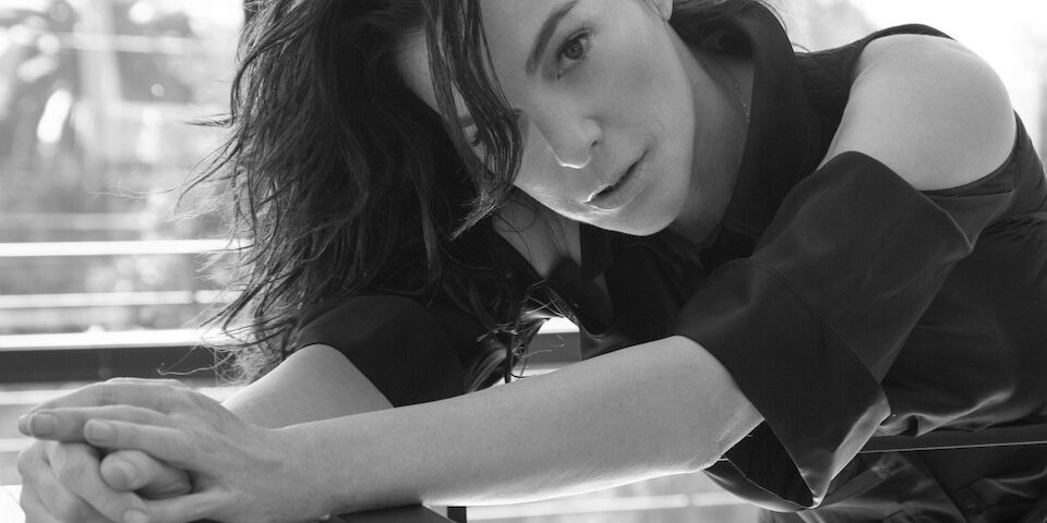 portrait of actress Ayelet Zurer featured in Ebby Magazine’s editorial story on presence and on films such as Munich, Angels & Demons, and Marvel’s Daredevil