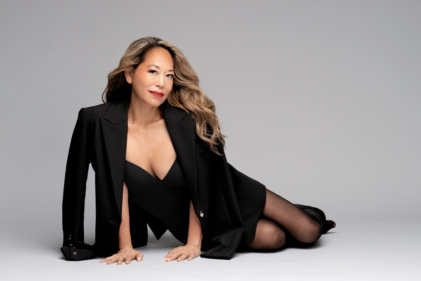 Ailsa Chang editorial seated portrait photographed by Elisabeth Caren for Ebby Magazine
