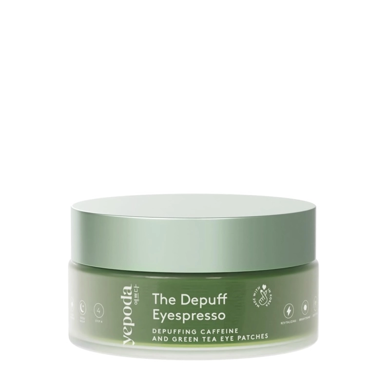 Yepoda The Depuff Eyespresso caffeine and green tea eye patches